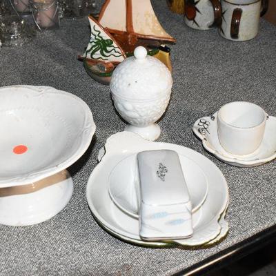 Lot 156:  Flatware and White Dishware