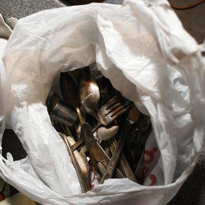 Lot 156:  Flatware and White Dishware