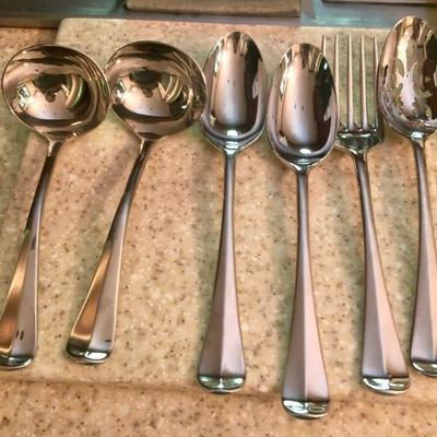 Lenox Stainless Williamsburg Royal Scroll Serving Pieces