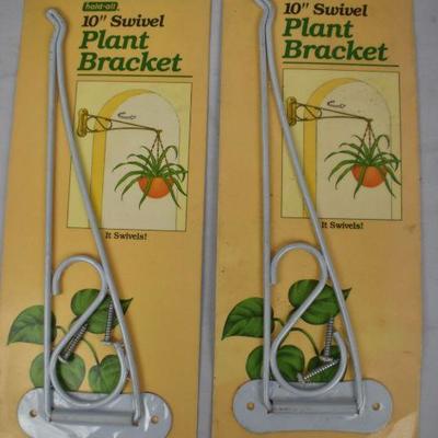 Qty 5 Hanging/Swivel Plant Brackets. Old Stock - New