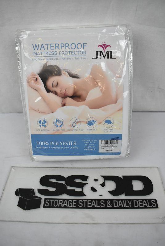 JML Waterproof Mattress Protector, King Size, Retail 27 New