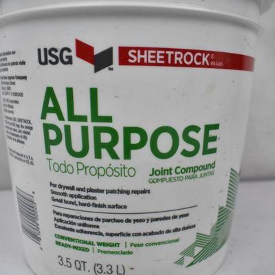 USG Sheetrock All Purpose Joint Compound, 3.5 quarts, sealed - New