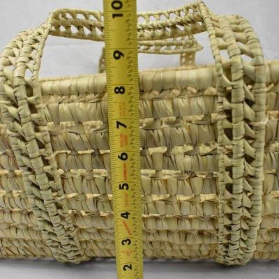 Tadpoles Organic Palm Leaf Moses Basket, $22 Retail - New