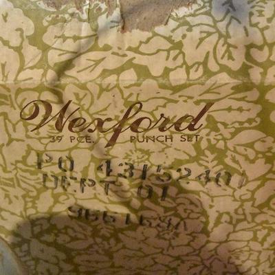 B Lot 1: Vintage Wexford Punch Set
