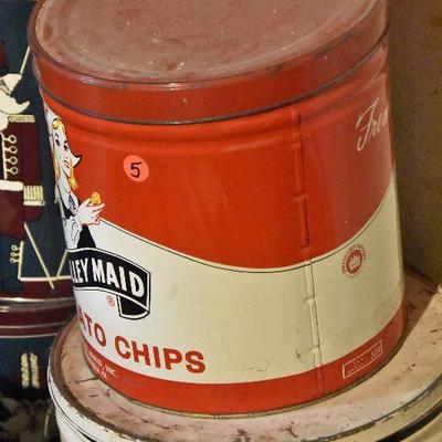 B Lot 5: Large Tins