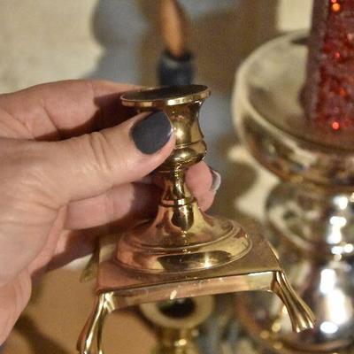 B Lot 10: Mixed Lot of Candlesticks