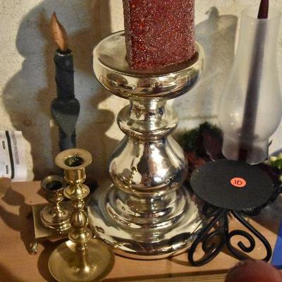 B Lot 10: Mixed Lot of Candlesticks