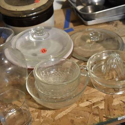 B Lot 12: Mixed Lot of Glass