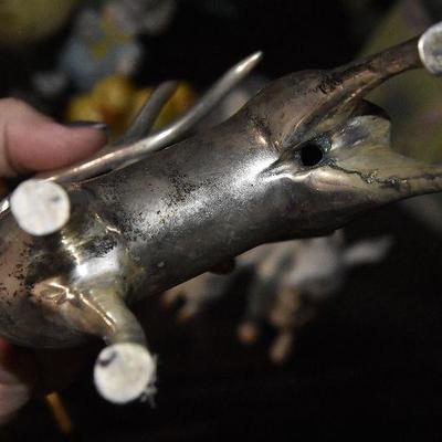 B Lot 48: Reindeer Candlesticks