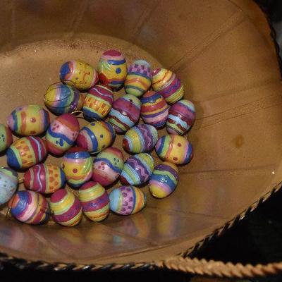 B Lot 54: Basket of Handpainted Mini Eggs