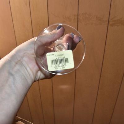 B Lot 61: Lenox Platinum Stemware - NWT