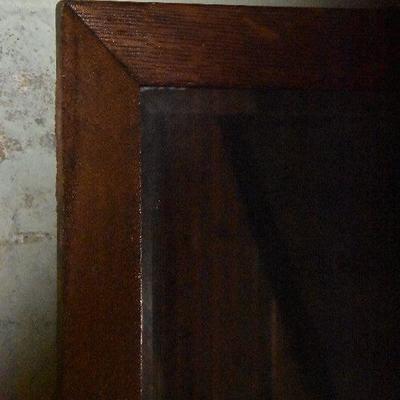 B Lot 200: Vintage Beveled Glass Mirror