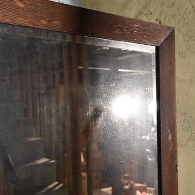 B Lot 200: Vintage Beveled Glass Mirror