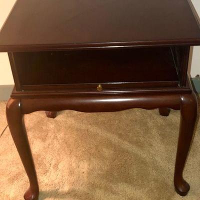 Side Table with pullout