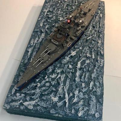 Bismarck Battleship Model