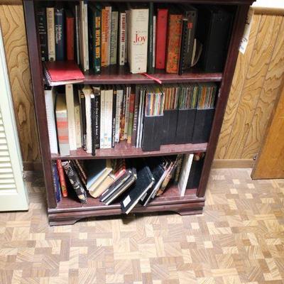 Sturdy Wood Three Shelf Bookcase