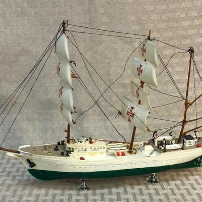 Plastic Sailing Ship Model
