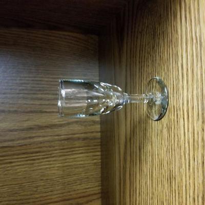 Ten Cordial Glasses