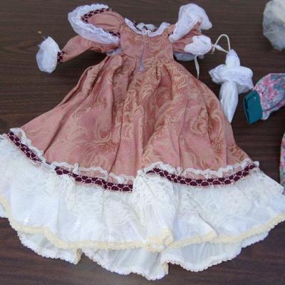 LOT 8  FANCY DOLL DRESSES