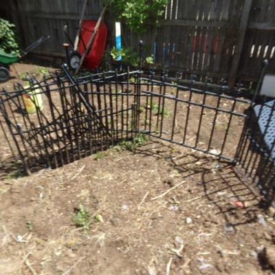 LOT 38  IRON FENCING
