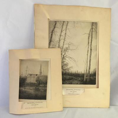 Lot 44 - Pair of Don Swann Etchings