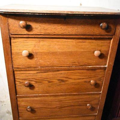 B Lot Basement:  Bureau