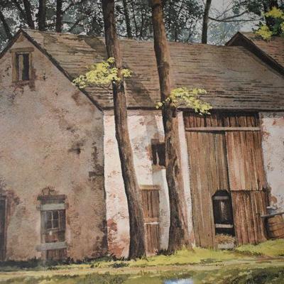 B Lot Basement:  Wall Art  25x36 including frame.  