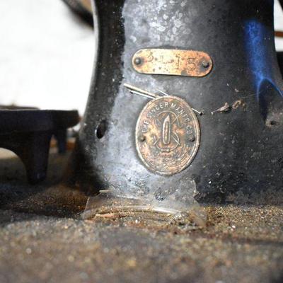 B Lot Basement:  Antique Sewing Machine