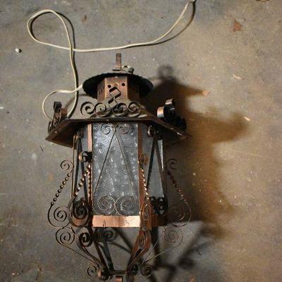 B Lot Basement:  Hanging Light