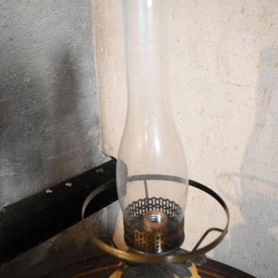 B Lot Basement:  Hurricane Lamp