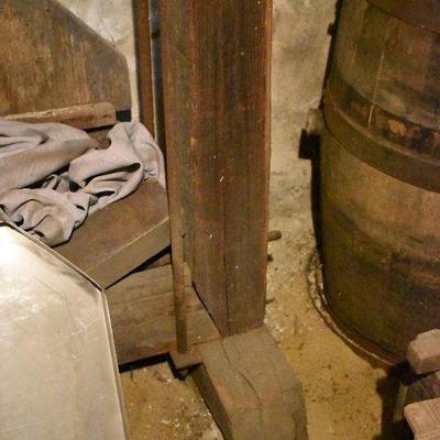 B Lot Basement:  Antique Wine Press