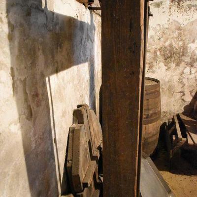 B Lot Basement:  Antique Wine Press