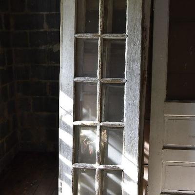 Up G Lot 1: Vintage Glass Doors