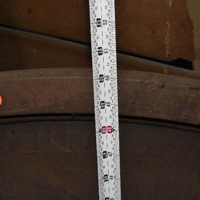 Up G Lot 7: Antique Metal Full Bed Frame
