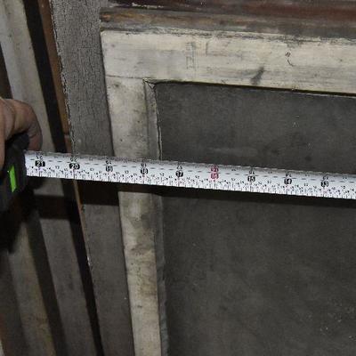 Up G Lot 9: Two Vintage Glass Doors and Window