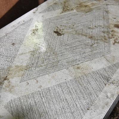 Up G Lot 17: Enameled Top Table