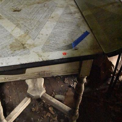 Up G Lot 17: Enameled Top Table