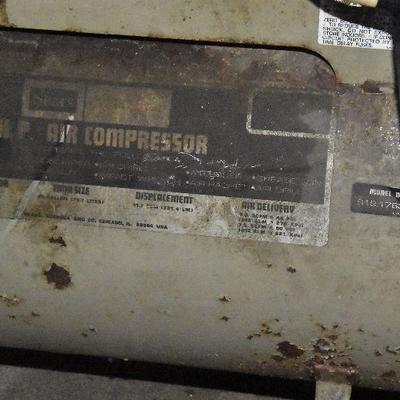 G Lot 54: Sears 2 HP Air Compressor