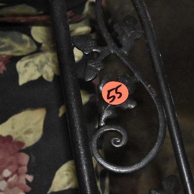 G Lot 55: Collection of Metal Outdoor Chairs and Cushions