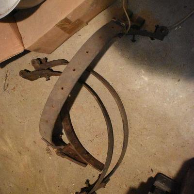 B Lot Basement:  Antique Barrel Straps