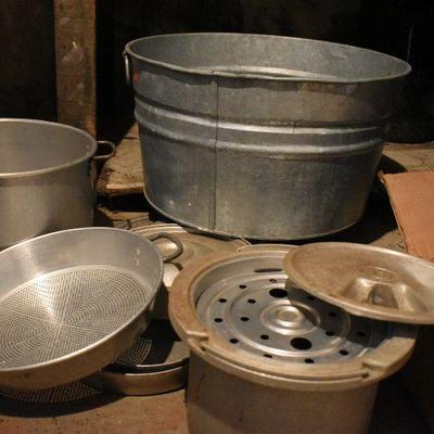 B Lot 9 Back  Basement:  Galvinized Tub and More