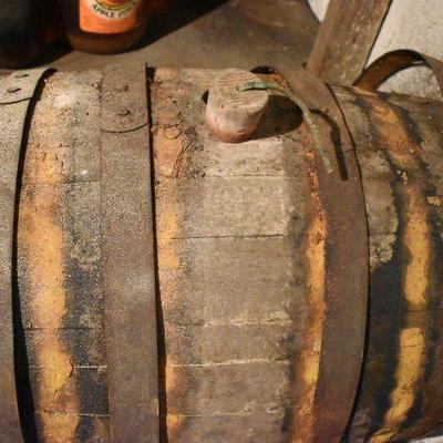 B Lot 10 Back  Basement:  Vintage Wine Barrel
