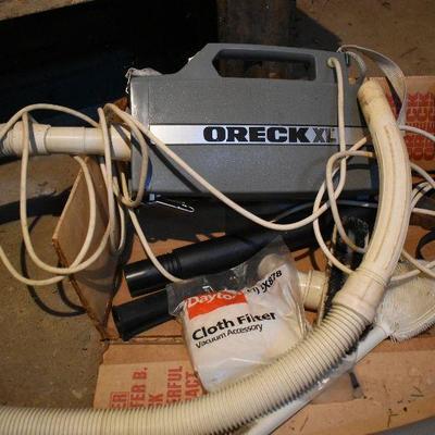 B Lot 20 Back Basement:  Oreck Vacuumn