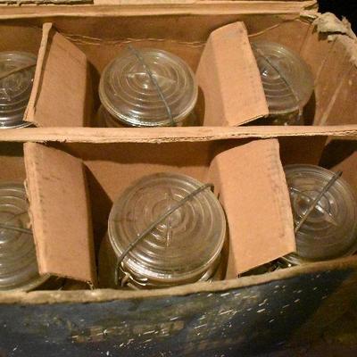 B Lot 8 Back  Basement:  Vintage Ball Jars