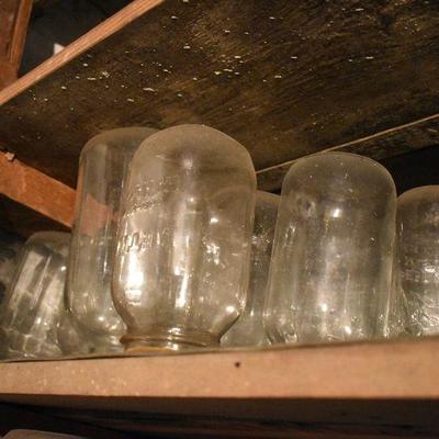 B Lot 1 Back Basement:  Canning Jars