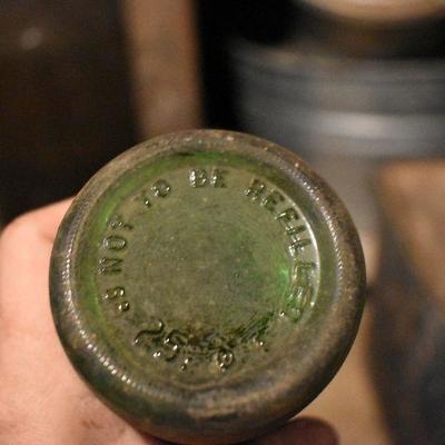 B Lot 3 Back  Basement:  Vintage Fresca Bottle and More