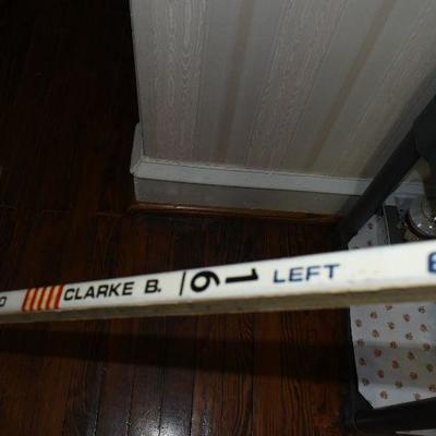 D Lot Diningroom: Autographed Hockey Sticks