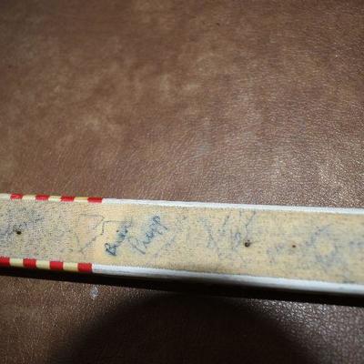D Lot Diningroom: Autographed Hockey Sticks