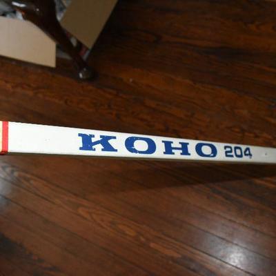 D Lot Diningroom: Autographed Hockey Sticks