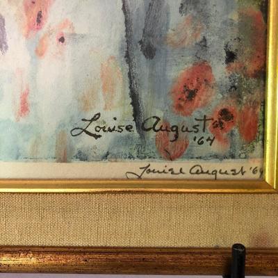 Lot 53 - Pair of Louise August Signed Paintings